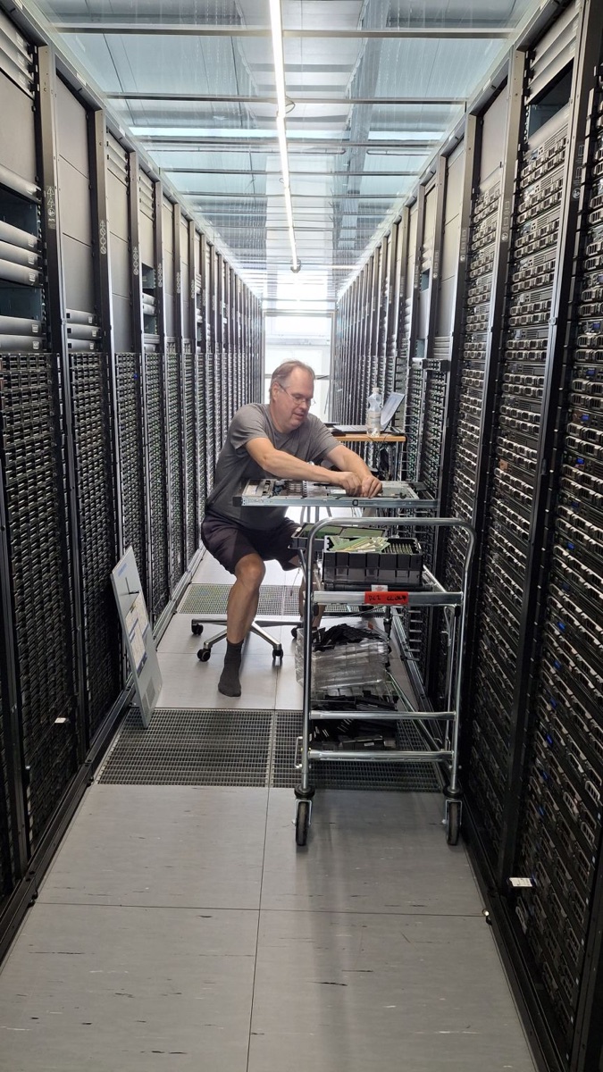 Ari no datacenter na Finlândia